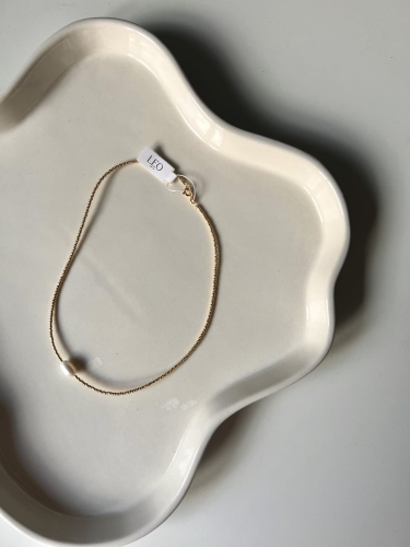 Naszyjnik TENDER pearl choker z koralikami i naturalną perłą